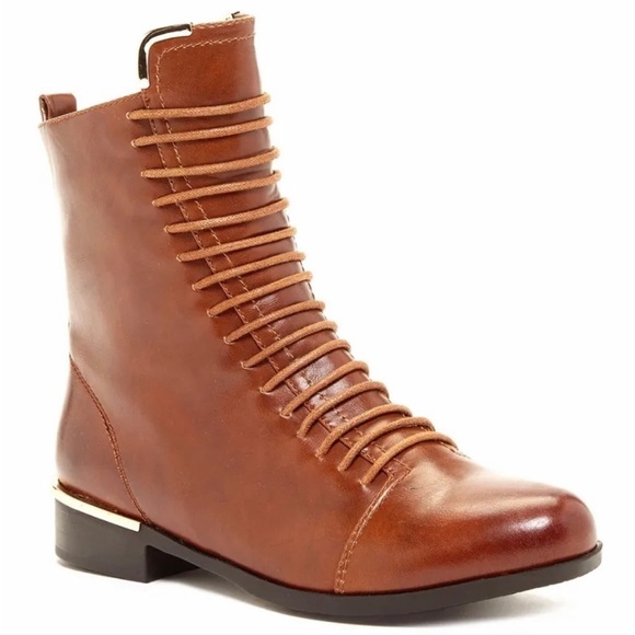 Shoes - Extreme By Eddie Marc, Jackie, brown, lace up size 9 lace up bootie